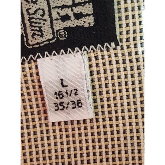 Vintage Panhandle Slim Rough Stock Shirt L Heavy Weight Denim Collar Button Down - Picture 7 of 11